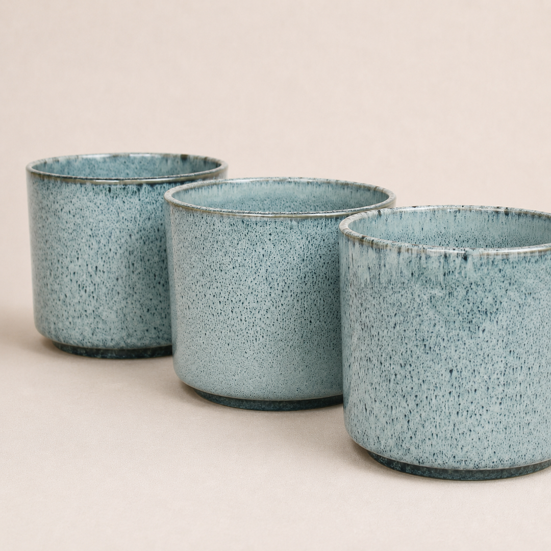 Übertopf Calma – Ocean | Premium Shine Glaze Foliage Dreams