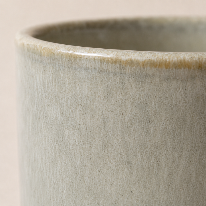 Übertopf Calma – Stone | Premium Shine Glaze Foliage Dreams