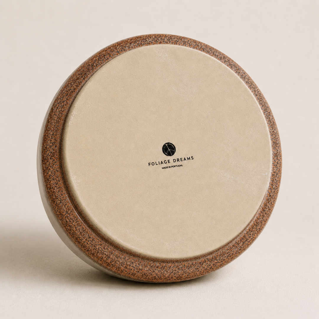Übertopf Calma – Terra | Premium Shine Glaze Foliage Dreams