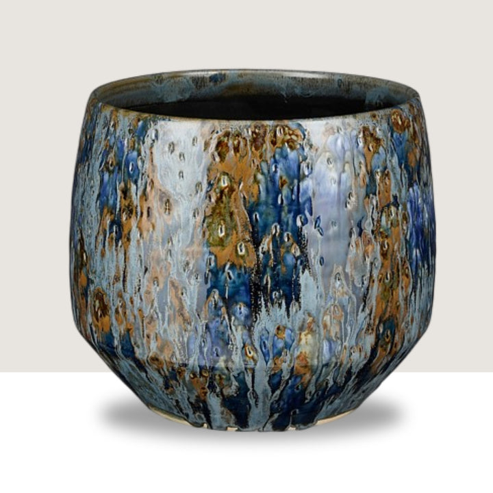 Übertopf Harris Blau 13 Foliage Dreams