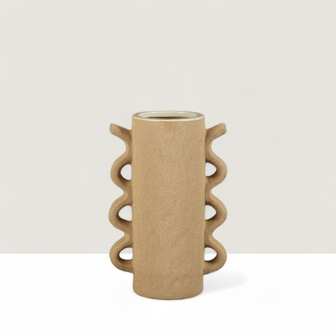 Vase Stelvio Braun Foliage Dreams