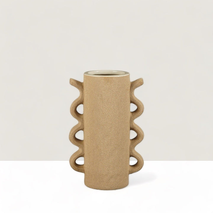 Vase Stelvio Braun Foliage Dreams