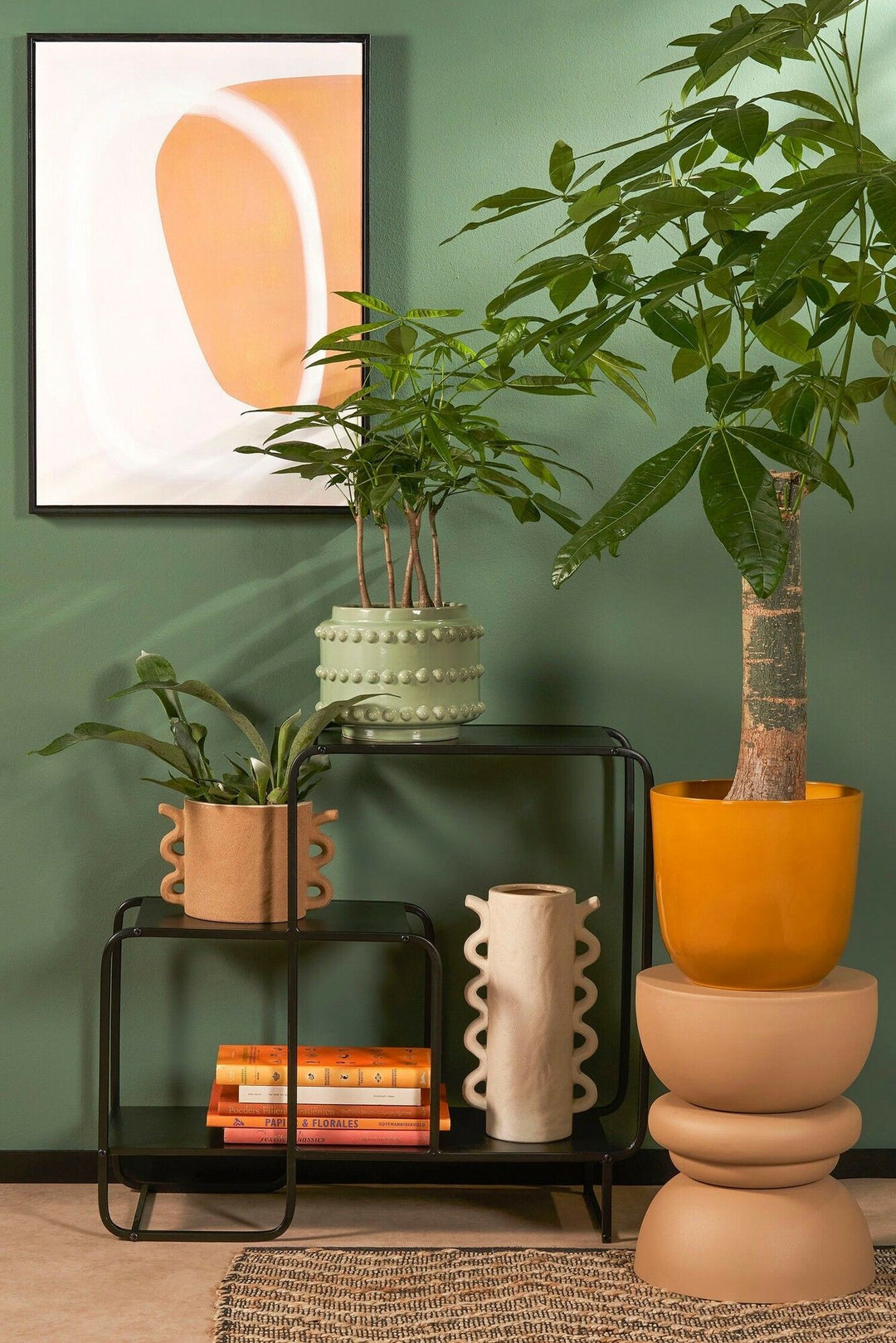 Vase Stelvio Weiß Foliage Dreams
